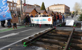 Collectif pour Albi, Manifestation du 17 décembre 2109 contre la réforme des retraites